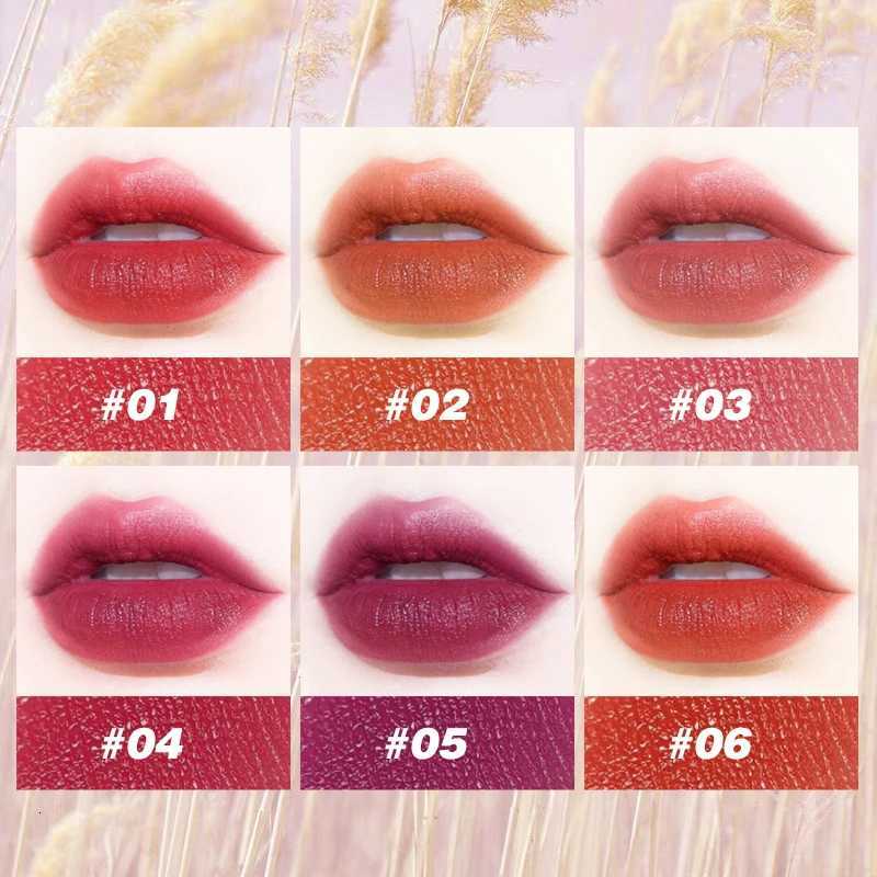 Matte Lipstick Set 6 Colors Velvet Smooth Nude Lip Stick Long Lasting Moisturizing and Waterproof NonStick Cosmetic Gifts W251027