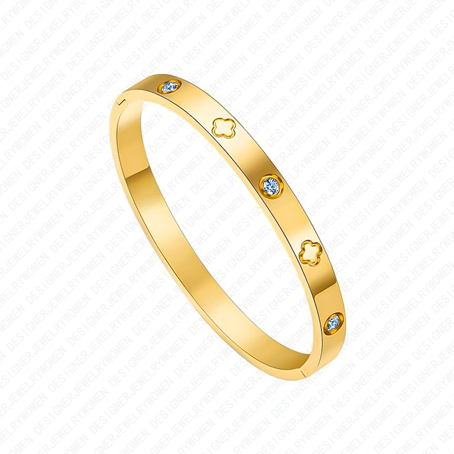 Bracelet Designer Bracelet Women Gold Bracelets Stainless Steel Bangle Clasp Bangles Luxury Jewlery Designer for Women Elegant Fashion Gift