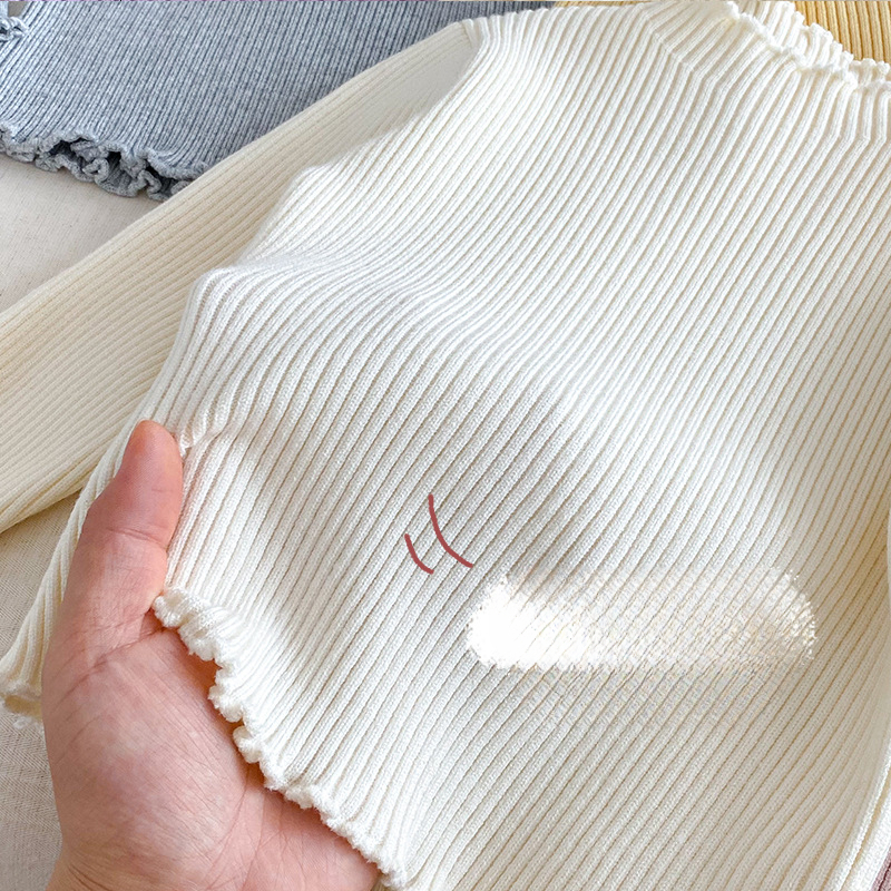 New hot selling solid color thick sweater winter fashion simple knitted pullover