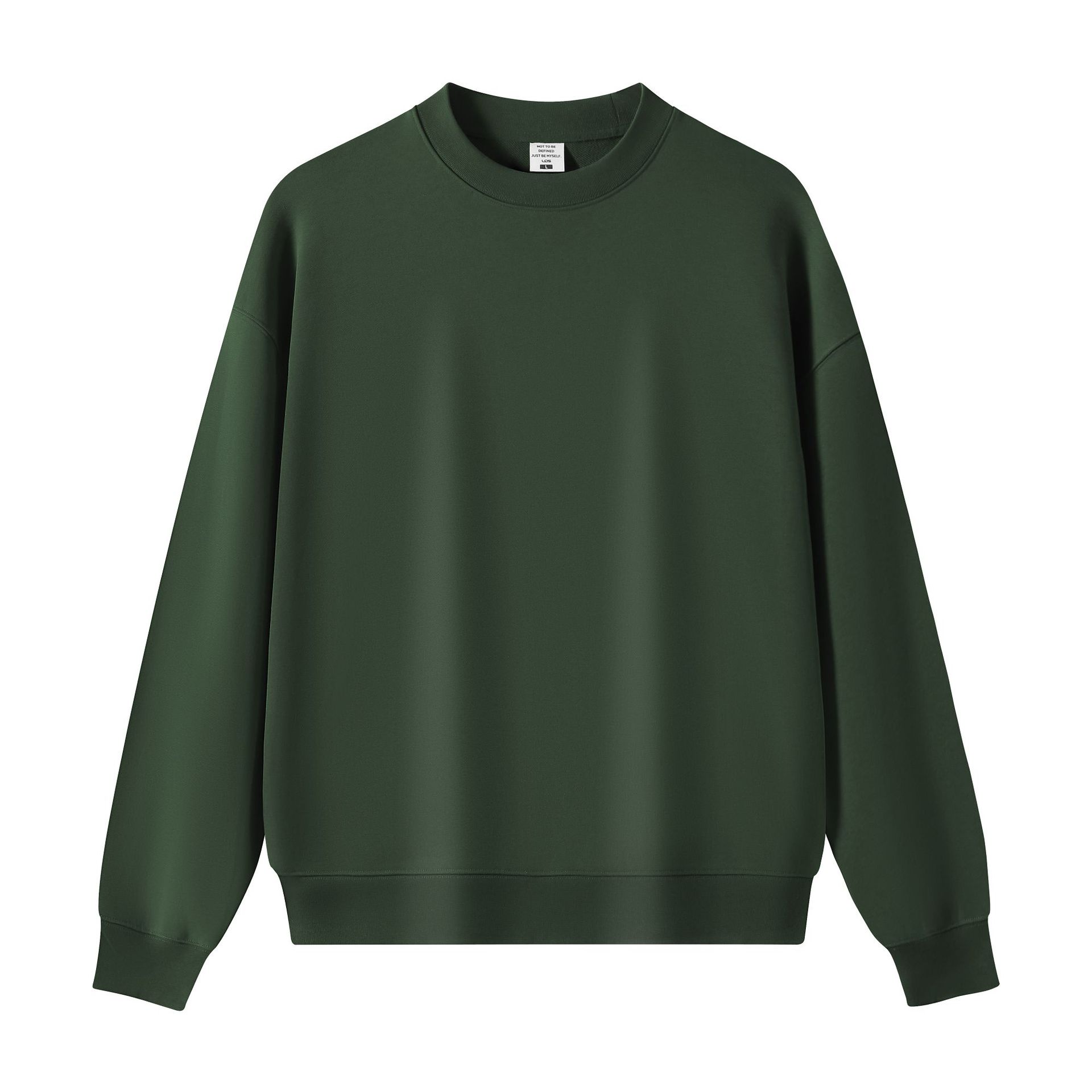 Men's Hoodies & Sweatshirts Basic Streetwear Design: Unisex Lightweight Dark Green Sweater Cardigan for Everyday Outfits
