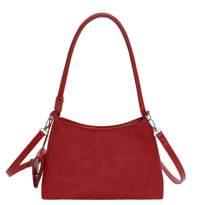 Free shipping designer bag New High-Value Versatile Fashionable Commuter Melad Suede Underarm Handbag Single Shoulder Crossbody Bag