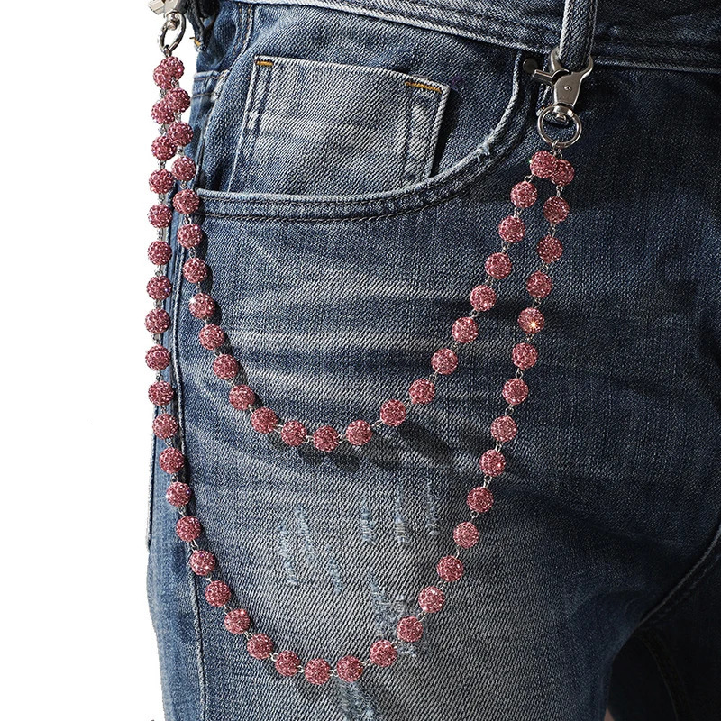 IEFB Mens Jeans Accessories Womens Chain Fashion Waist Chains Handmade Accessory 9X102 251023