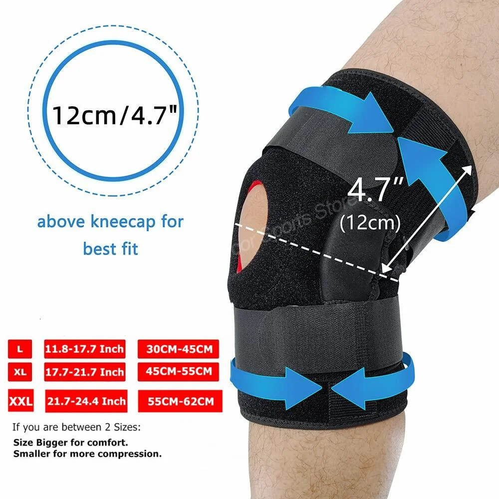 Orthopedic Knee Brace Knee Joint Protector Sports Knee Support Joint Pain LXXL Plus Size EVA Kneepad Meniscos and Ligament 1Pc 251023