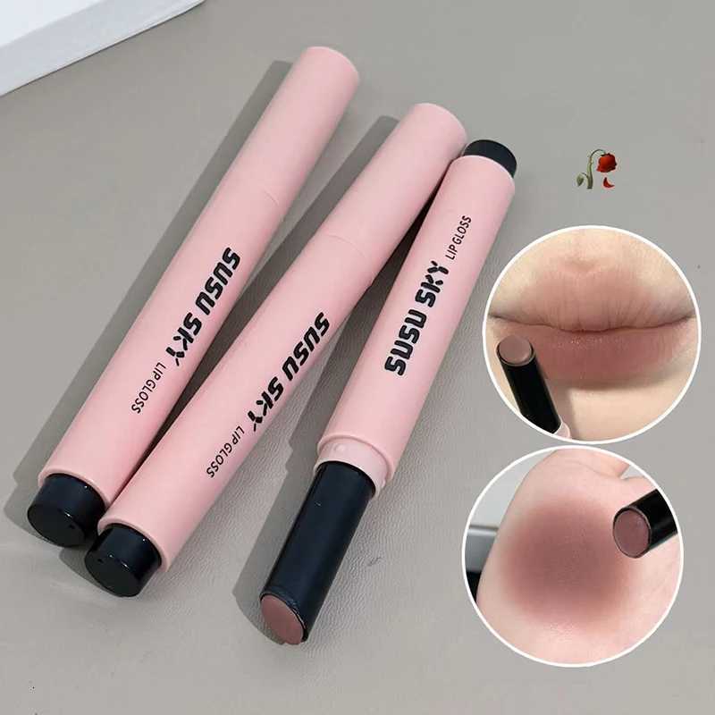 Matte Dark Coffee Lipstick Pen Long Lasting Sexy Red Lipsticks Waterproof Nondrying Nude Brown Lip Gloss Makeup Women Cosmetics W251027