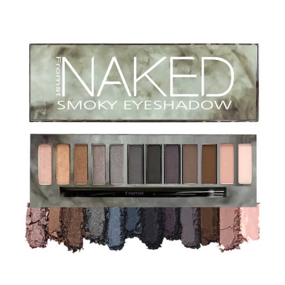 12 Color Eyeshadow Palette And Fine Shiny Matte Milk Tea Shadow Mini Daily Use Student Friendly CosmeticsXJ251027