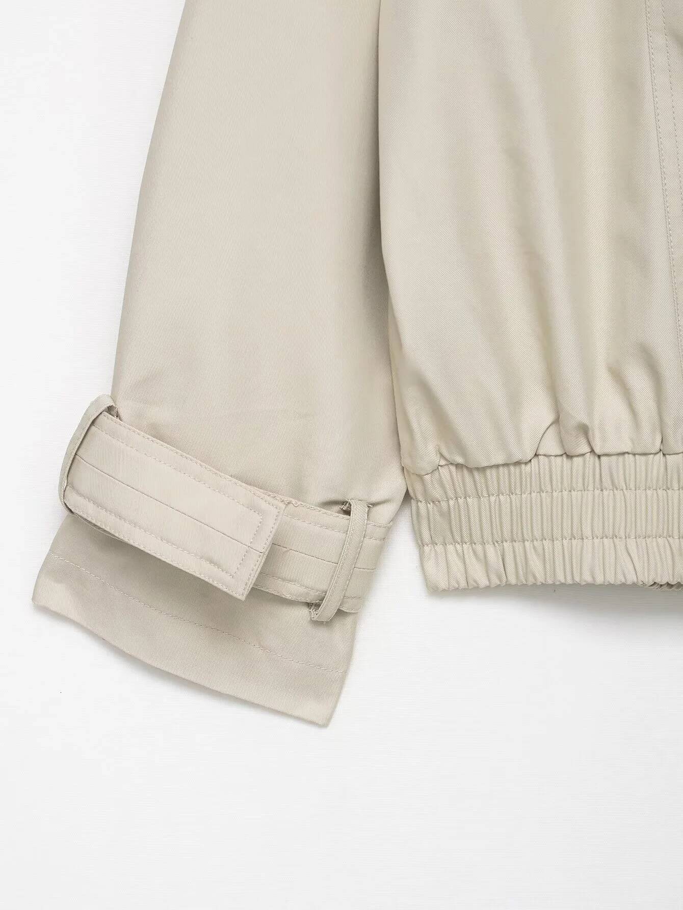 winter jacket women autumn new women's casual fashion temperament short fur splicing double-breasted trench coat jacket