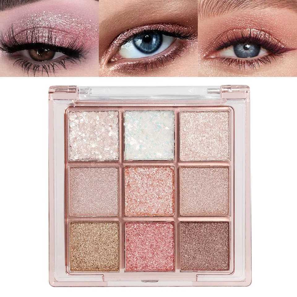 9 Colors Glitter Sequin Eyeshadow Palette Christmas Halloween Snowflake Eyeshadow PaletteXJ251027