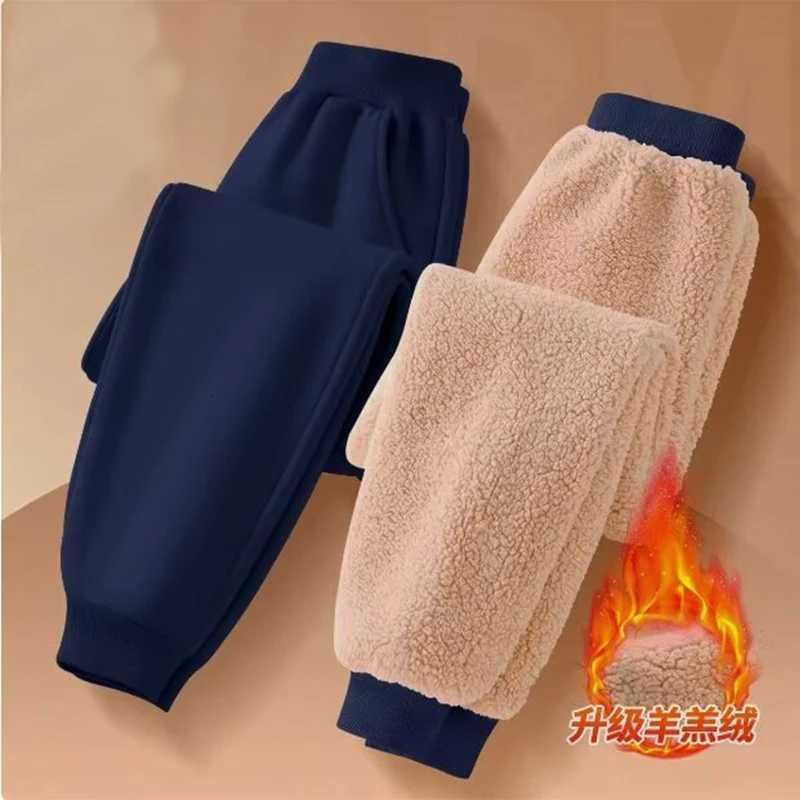 1pcs Autumn Winter Kids Thermal Solid Sports Pants Teenager FleeceLined Casual Trousers Childrens Fleece Pantsskirt 110cm170cmT251027