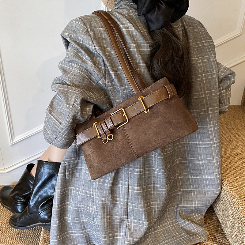 Free shipping designer bag Small Handbag Autumn Winter Suede Bag for Women New Single Shoulder Underarm Bag Handbag