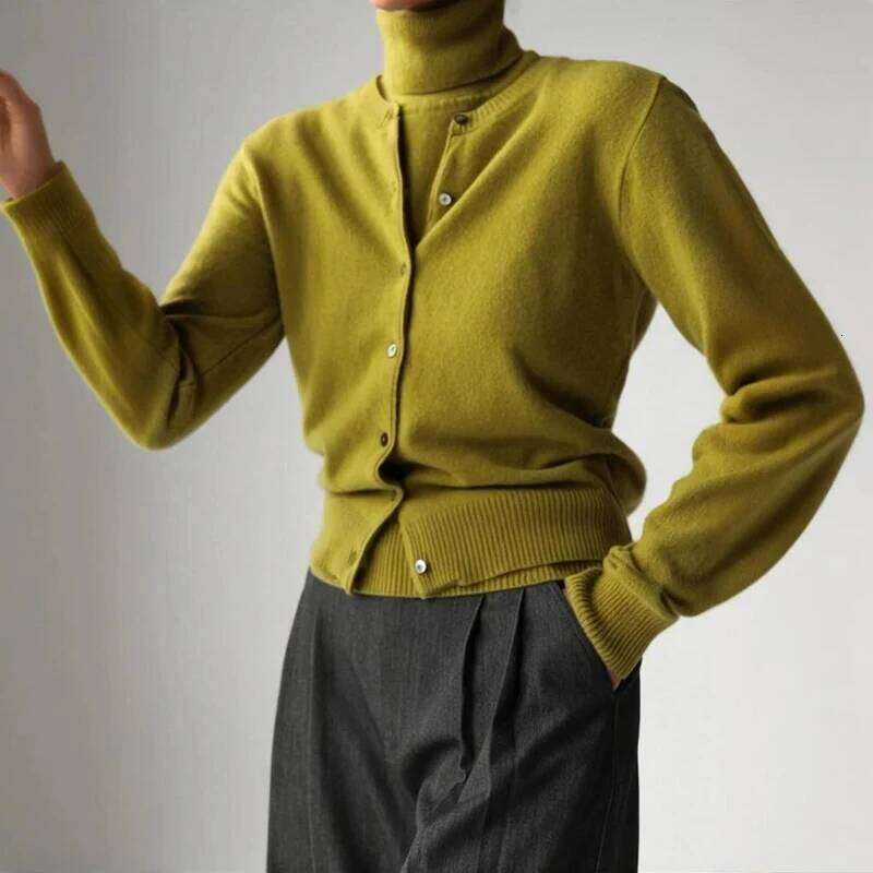 Women's Solid Sweater Cardigan Long Sleeve O Neck Single Breasted Knitted Coat Casual Autumn 2025 Fashion Female Outwear Women Sweater Designer S