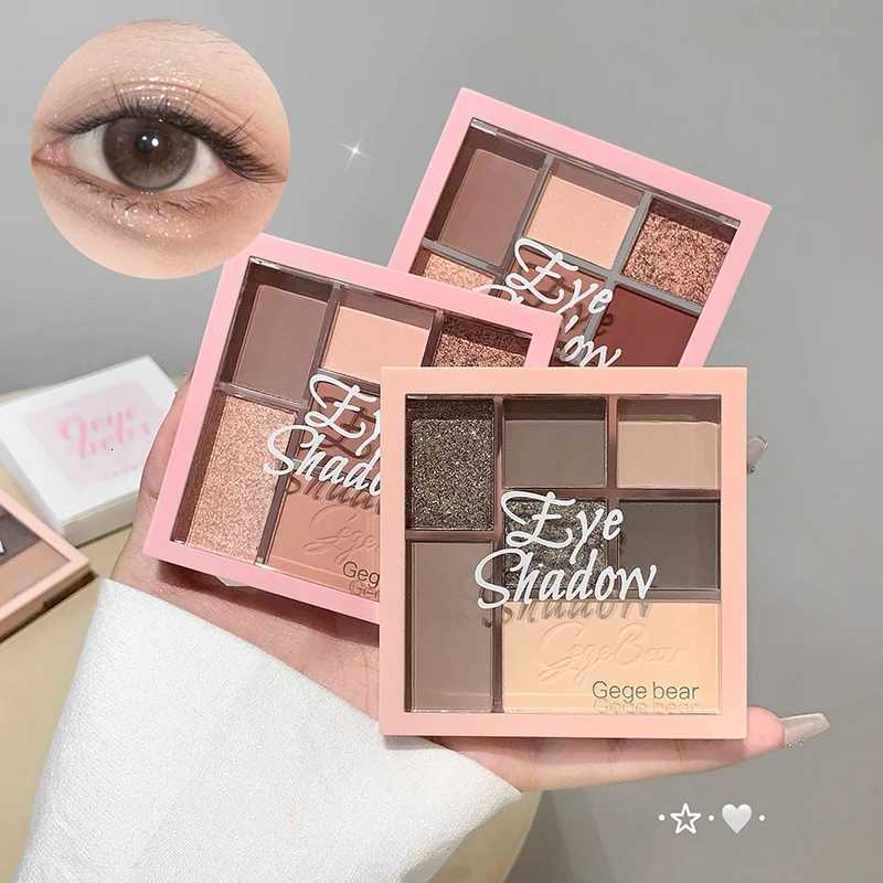 7 Colors Smoked Eyeshadow Palette Low Saturation Matte Glitter Eye Shadow Korean Makeup Pallet Grey Rose Earth Color Eye PigmentXJ251027