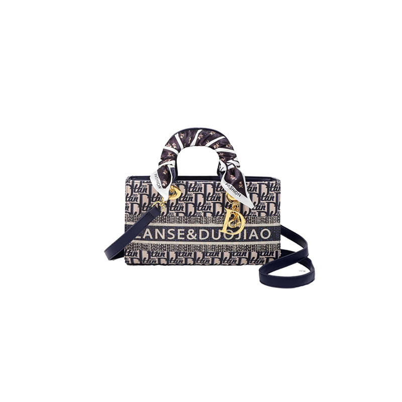 Free shipping designer bag Embroidered Horizontal Bag for Women New Versatile Handbag Large Capacity Single Shoulder Crossbody Bag