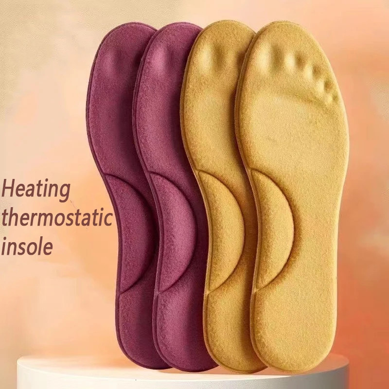 Self Heated Thermal Insoles for Feet Winter Thermal Thicken Memory Foam Shoe Pads Men Women Sports Shoes Selfheating Shoe Pads251020