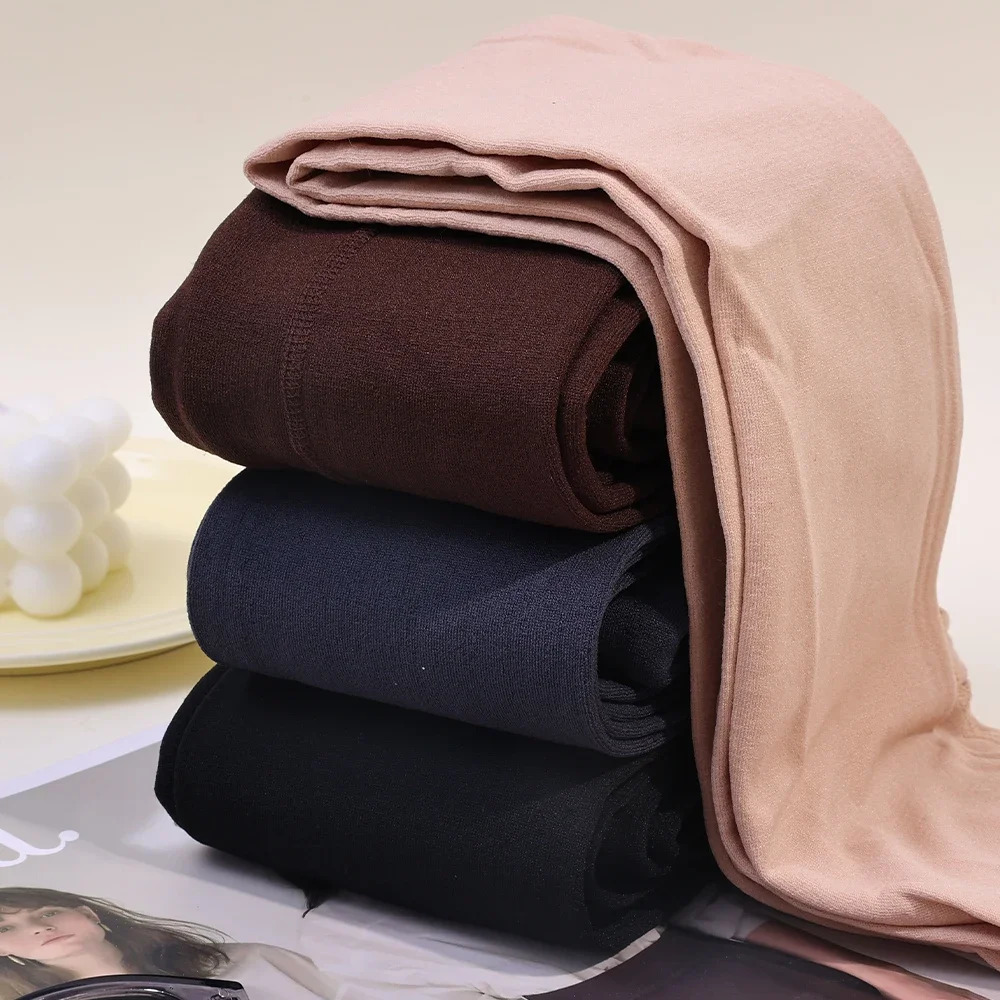 Women Winter Thermal Leggings Warm High Waist Slim Thicken Velvet Tight Pants Pantyhose Fleece Stretchy Leggings Stockings 251027