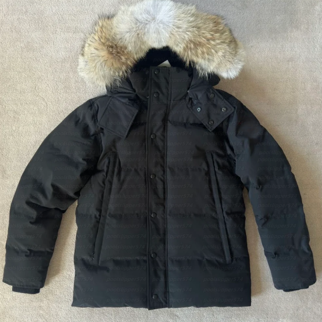 Designer Winter jacket Womens Puffer jacket Women coat Mens Down coat designer big wolf fur Overcoat Clothing Casual fashion style Winter Outerwear parka Dust bag