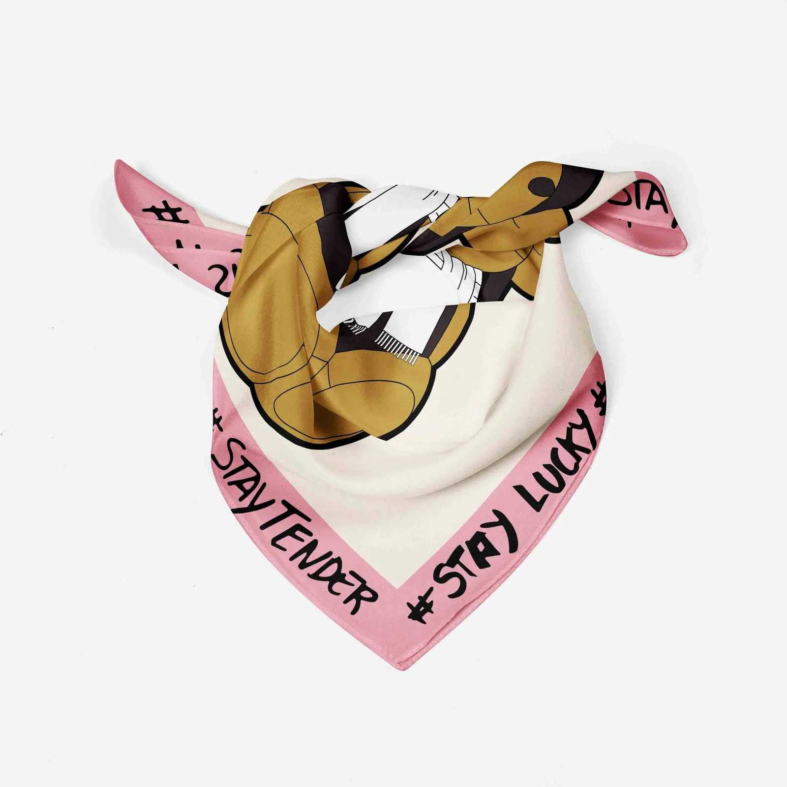 70cm 70cm Fashion 2025 Designer Square Band Fashion Kerchi Autumn Fa Silk Brand Scarves Print Shawl Chiffon FoardW251027