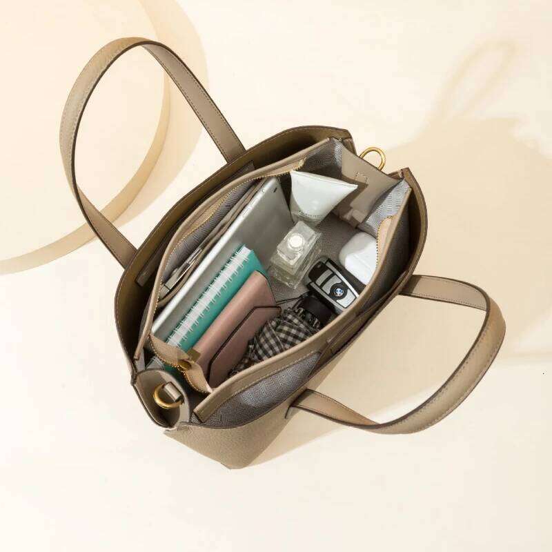 Genuine Leather High Quality Shoulder Female Tote New Designer Handbag For Fashion Women Brand Large Shopper Bag 251027