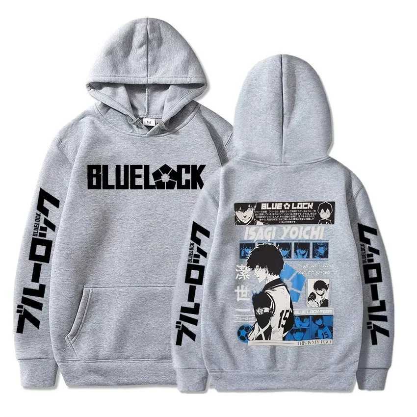 2025 Anime Blue Lock Isagi Yoichi Printed Hooded Men Women Hot Manga Printed Hoodies Streetwear Harajuku W251027
