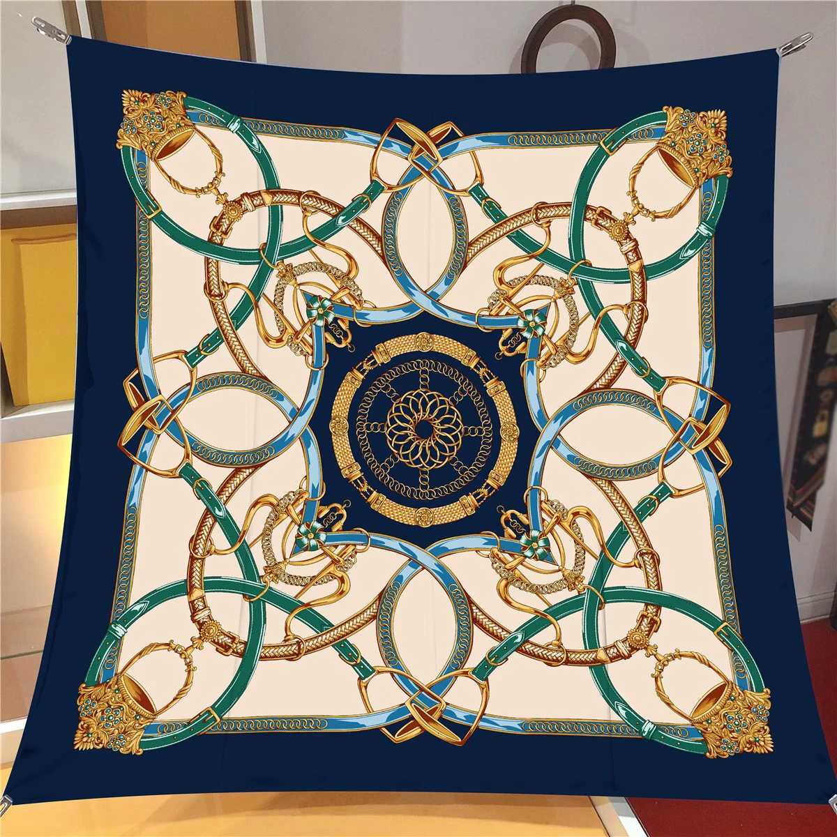 New Summer Airconditio Ro Warm Square Scarf French Fashion Wens Shawl Gift Fashion Trend scarfW251027