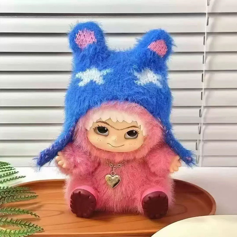 WAKUKU Wa Kuku Fluffy Trendy Series Blind Box Figurine Plush Cute Doll Girl Gift