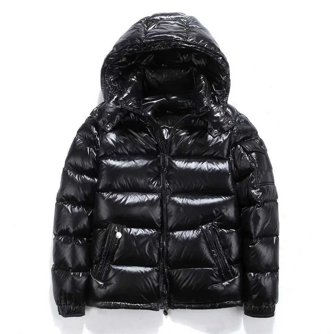 High Quty New Hooded Down Men Trend Solid Color Short Winter Hooded Jackets Coat Windproof Thickened Warm Long Slve Parkas C251027