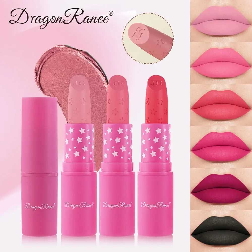9 Colors Waterproof Rose Red Velvet Matte Lipstick Moisturizing Long Lasting Stars Not Easy To Fade Nude Lip Tint Black Lipstick W251027