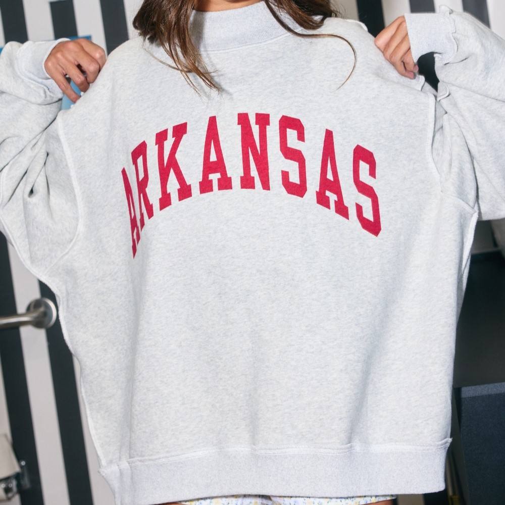 Letter Print Applique Plain Winter Women's Reversible Mock Neck Long Sleeve Pullover Sweatshirts