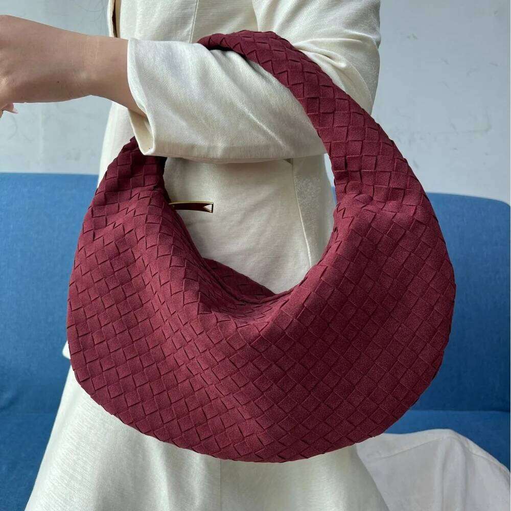 Woven Fashion New Versatile Women's Handbag Single Shoulder Armpit Knot Unique Niche Design Retro