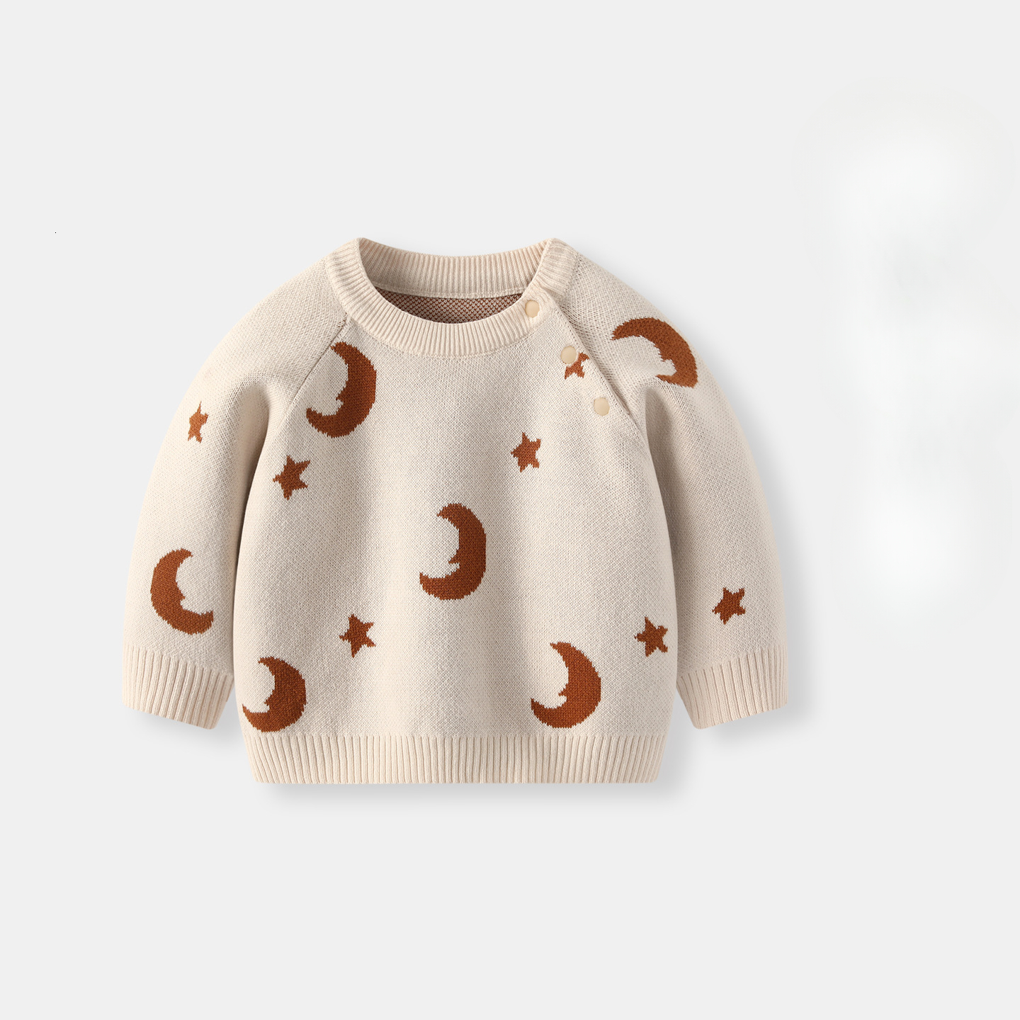 Winter New Designer Boys' Sweater Fashion Knitted Top Thick Hoodie