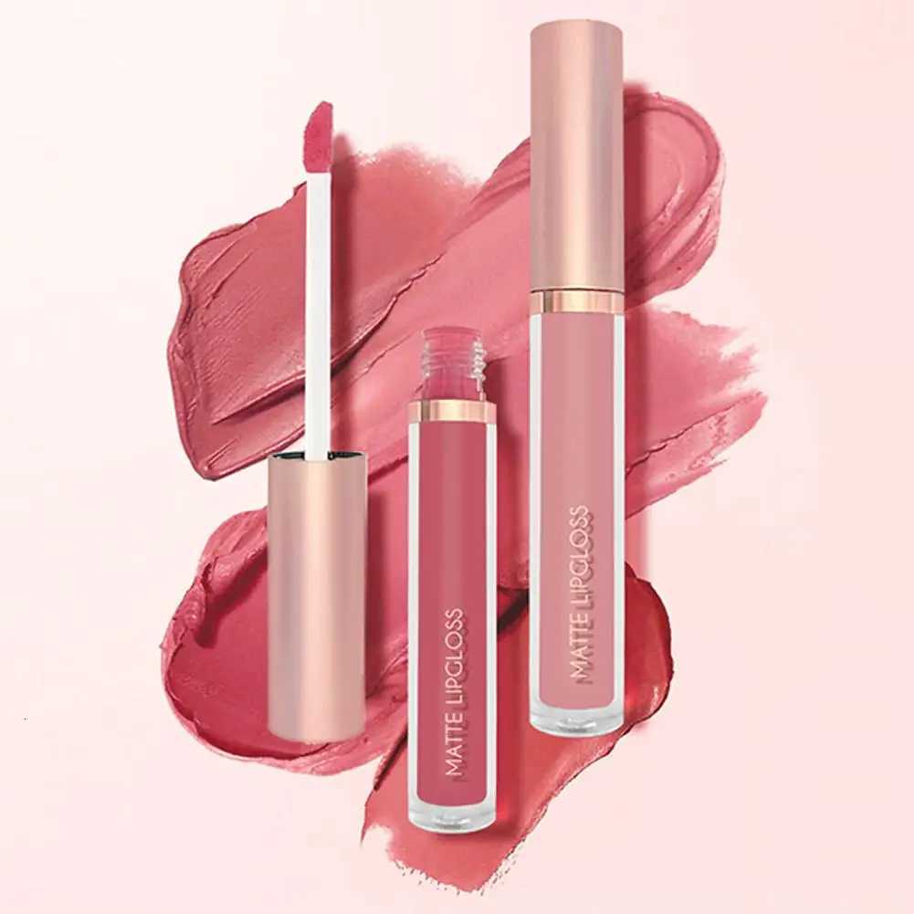 Matte Liquid Lipstick Lip Makeup 3pcsKit Velvety Liquid Lipstick Waterproof Long Lasting Durable Non Stick Cup Womens Makeup W251027