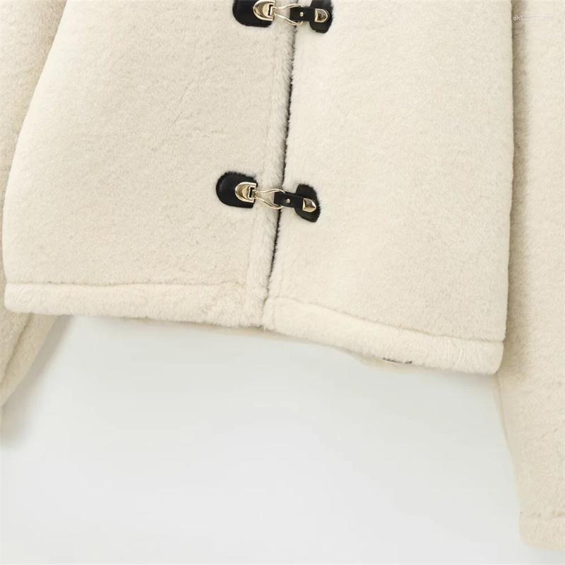 Women's Jackets Autumn European And American Style Loose Casual Long Sleeved Double-sided Rope Buckle Jacket