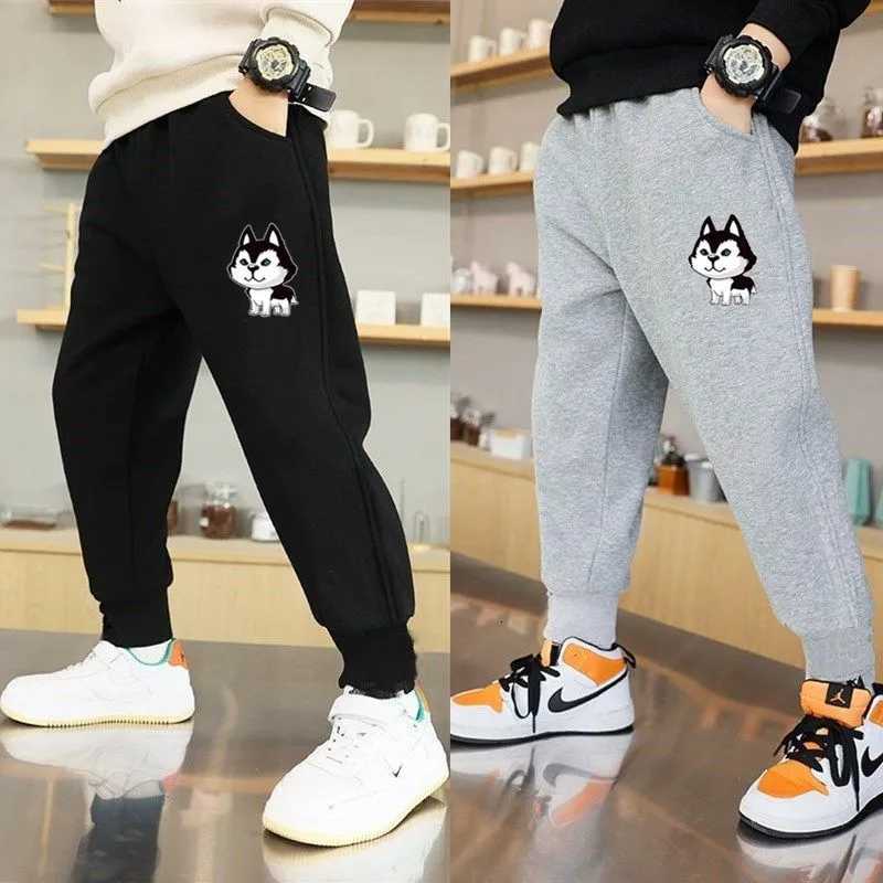 Harajuku Shiba Inu Printing Kawaii Jogger Pants Boy Girl Elastic Waist Sweatpants Akita Dog Streetwear TrousersT251027