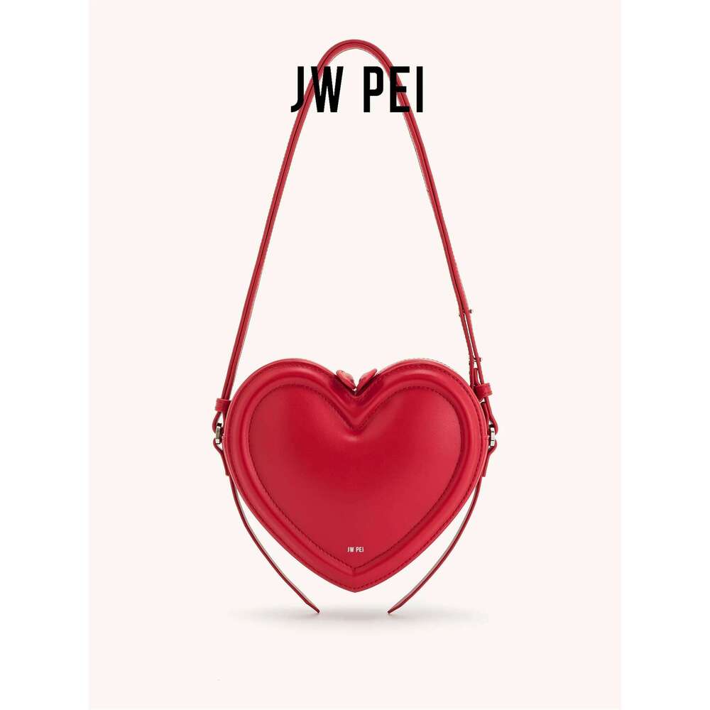 JW PEI Arlene Heart Shape Shoulder Women,3D Love Design Niche Crossbody Purse,Commuting Underarm Bag Valentine's Day Gifts
