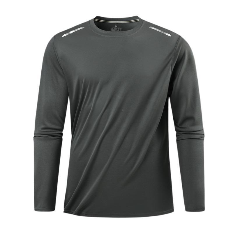 Breathable, moisture-wicking Outdoor Sports Long Sleeve Sweatshirt Round Neck Long T-Shirt