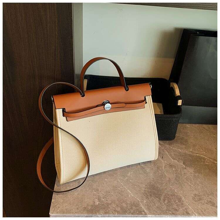 designer bag tote bag Student Class Women's Super Hot Fashion College Style Canvas Versatile Large Capacity Single Shoulder Crossbody Bag