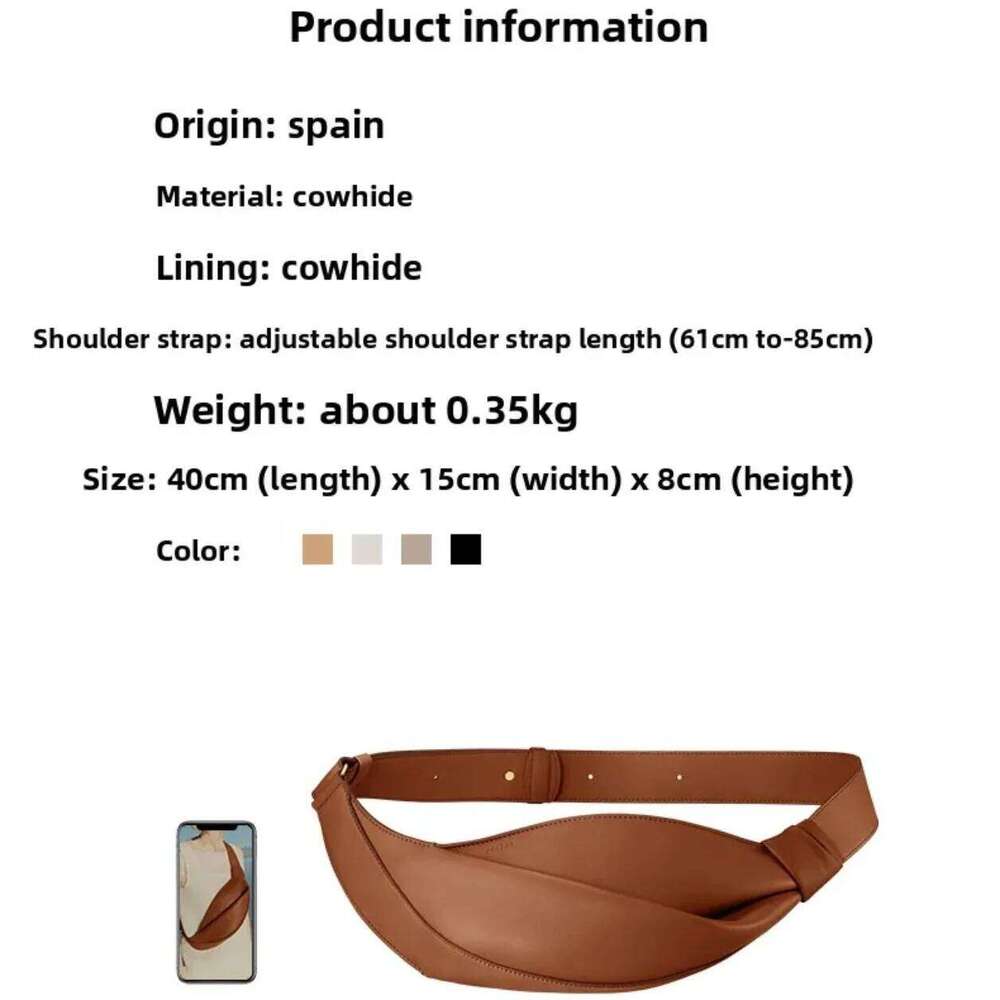 Hot Neyu Smooth Leather Crossbody New Large Capacity Pillow Shaped Personalized Niche Travel Bag