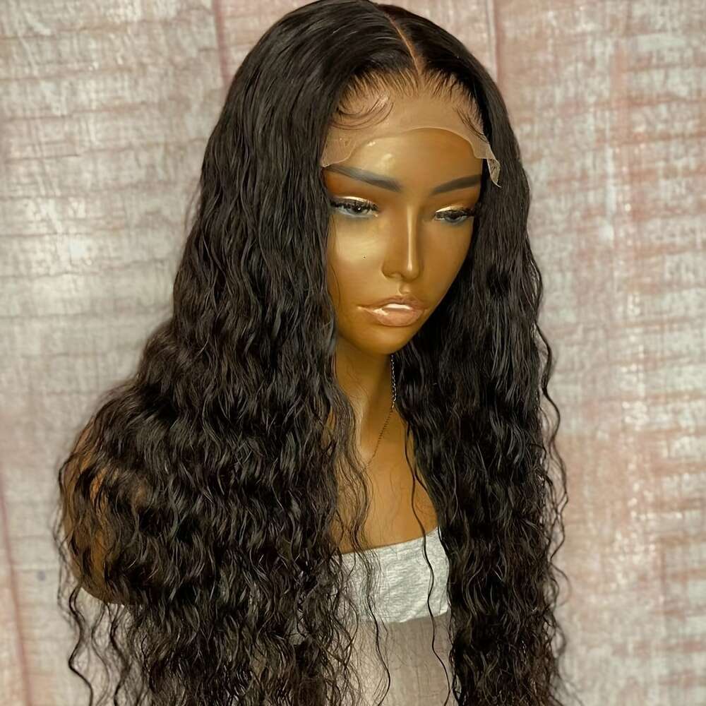 Heat Resistant Synthetic Lace Front Wig - 13X4 Inch Loose Curly Wave With , Density Natural Look For Daily & Use, Unisex Adult Hair Replacement, Party