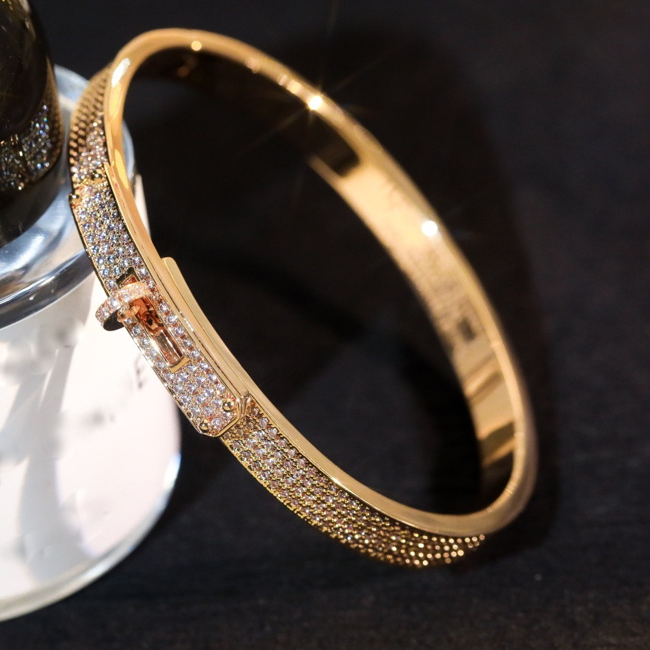 ADITA bracelet for woman designer All diamonds man 925 silver Gold plated 18K bracelet anniversary gift 064
