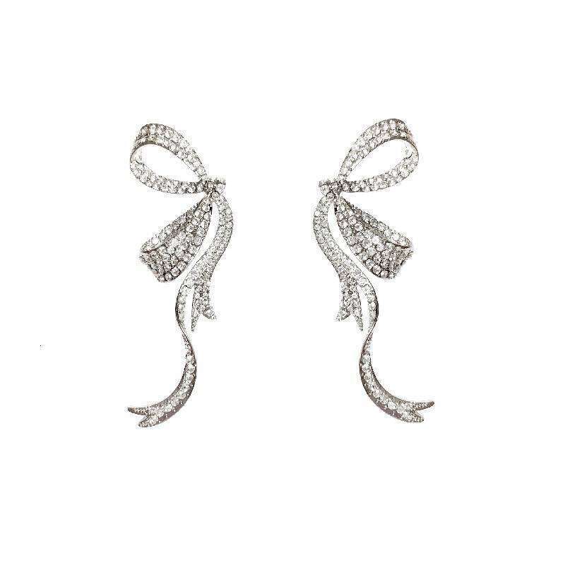 2025 Autumn New Bowknot for Women, Light Niche Design Sense, High-end Earrings, Unique Earrings