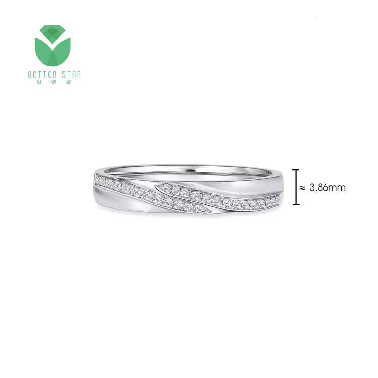 Real High Quality CVD Lab Made Pave Diamond Ring Gold 14k 18k Real Lab Grown Diamond Engagement Ring Jewelry Price