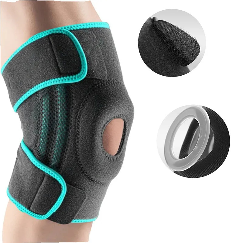 One piece Pressurized Silicone Anti Slip Knee Pads Sports Running Fitness Outdoor Cycling Mountaineering Spring Leg Pads 251023