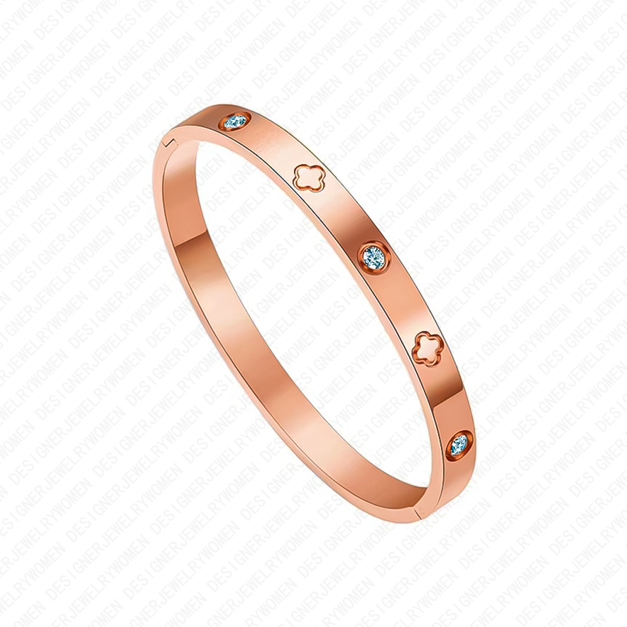 Bracelet Designer Bracelet Women Gold Bracelets Stainless Steel Bangle Clasp Bangles Luxury Jewlery Designer for Women Elegant Fashion Gift