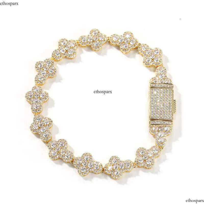 11mm Hip Hop Cross Tennis Necklace Bracelets Cuban Chain 5A CZ Stones Real Gold plated Jewelry