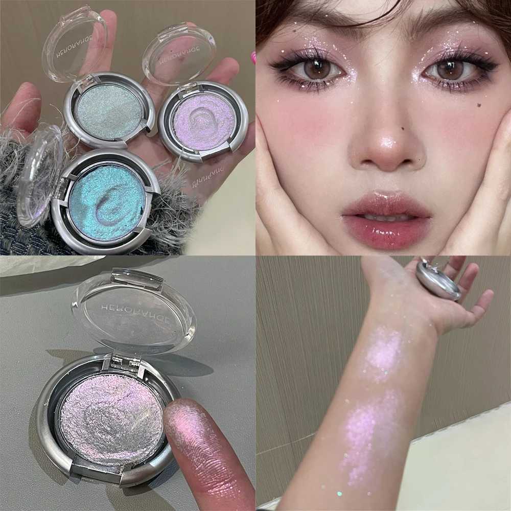 Discoloration Diamond Glitter Monochrome Eyeshadow Palette Pearl Highlighter Sequins Waterproof Lasting Brightening Eyes MakeupXJ251027