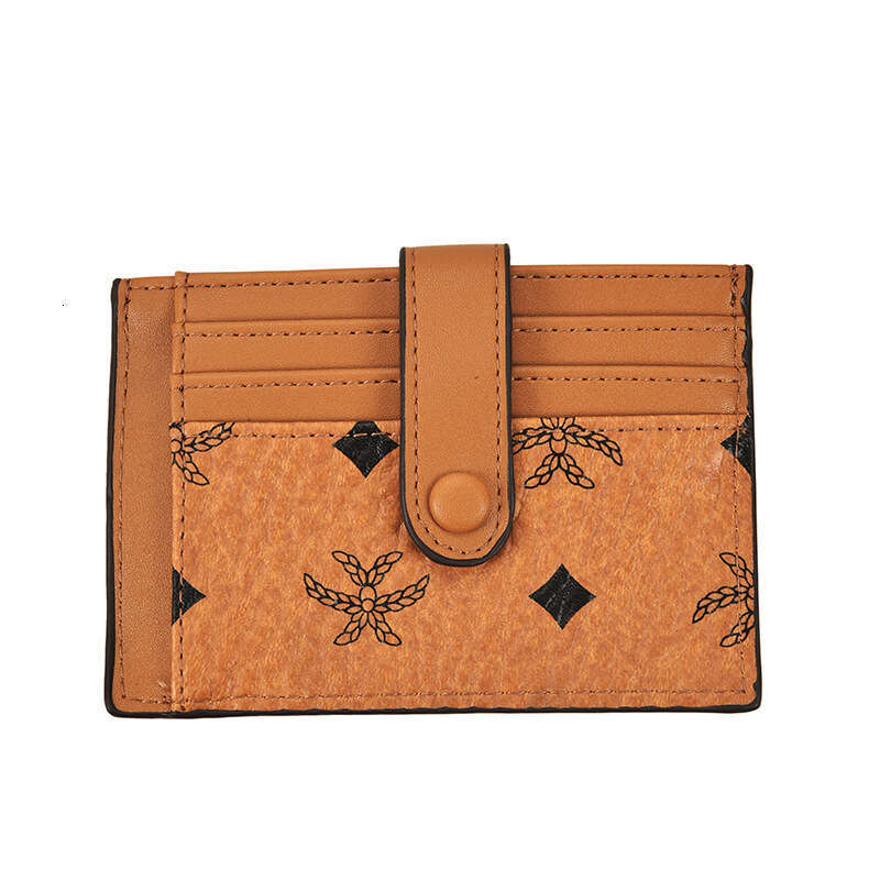 Trendy INS Style Holder Exquisite Autumn Winter Simple Buckle Small Wallet New Bank Card Case