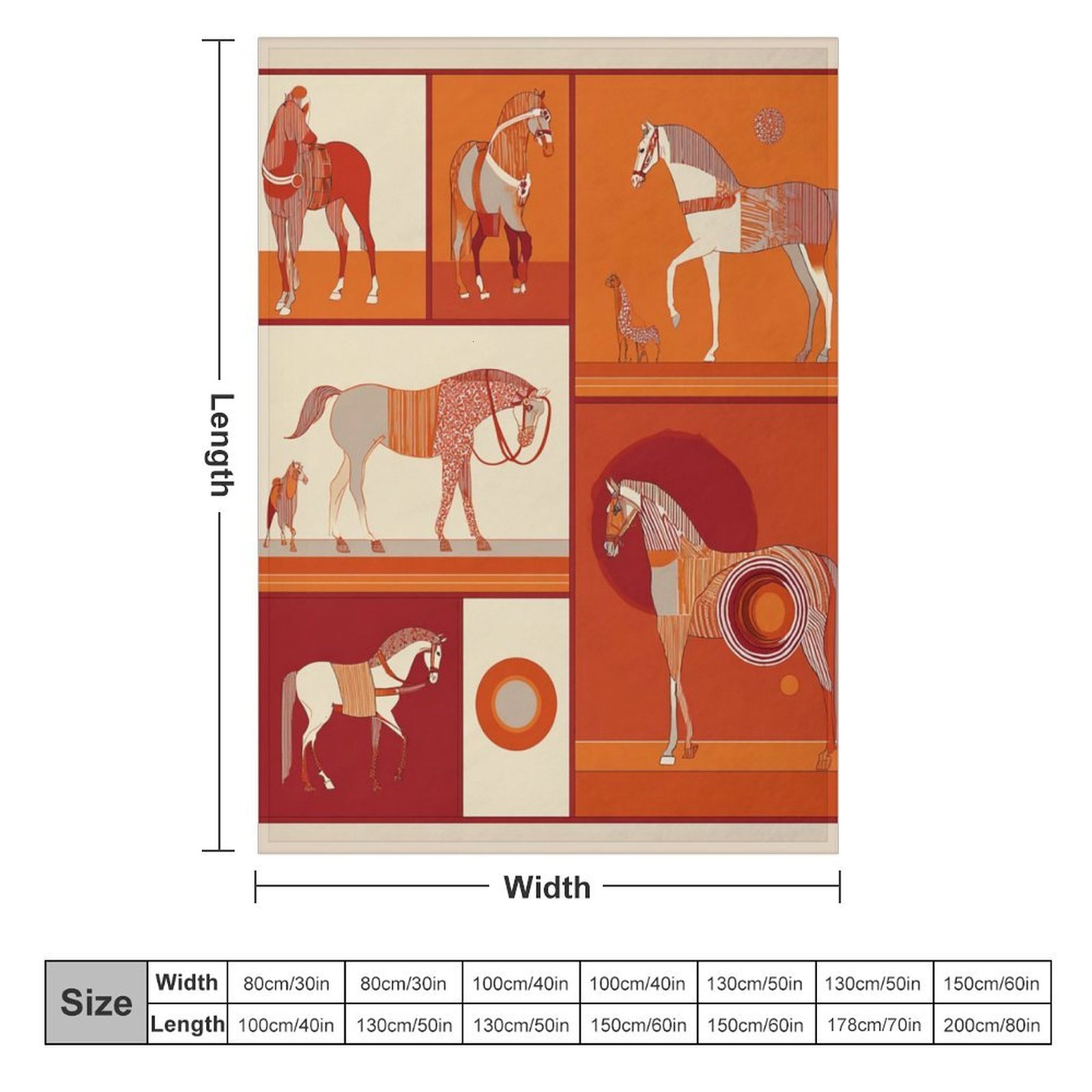 Custom H Designer Horse blanket blanket throw cashmere vibration blanket copert Home Travel Throw Summer Air Conditioner Beach home bedding blankets t