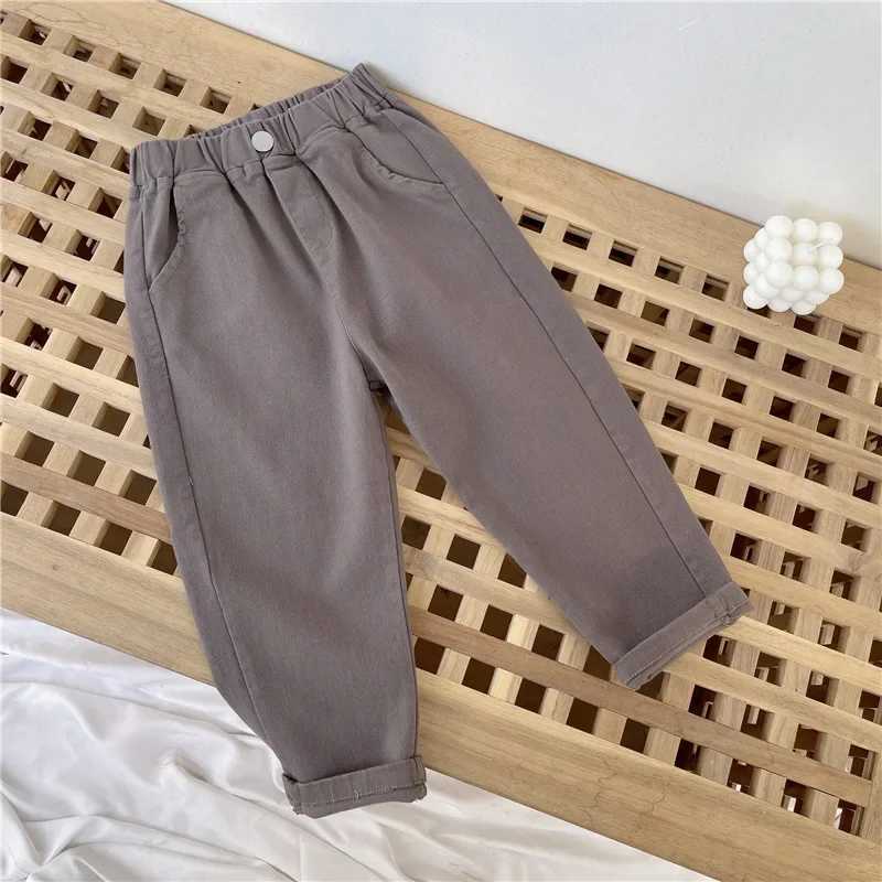 KoreanStyle Kids Slacks Boys Girls Autumn Spring Pants Trendy Foreign Fashion TrousersT251027