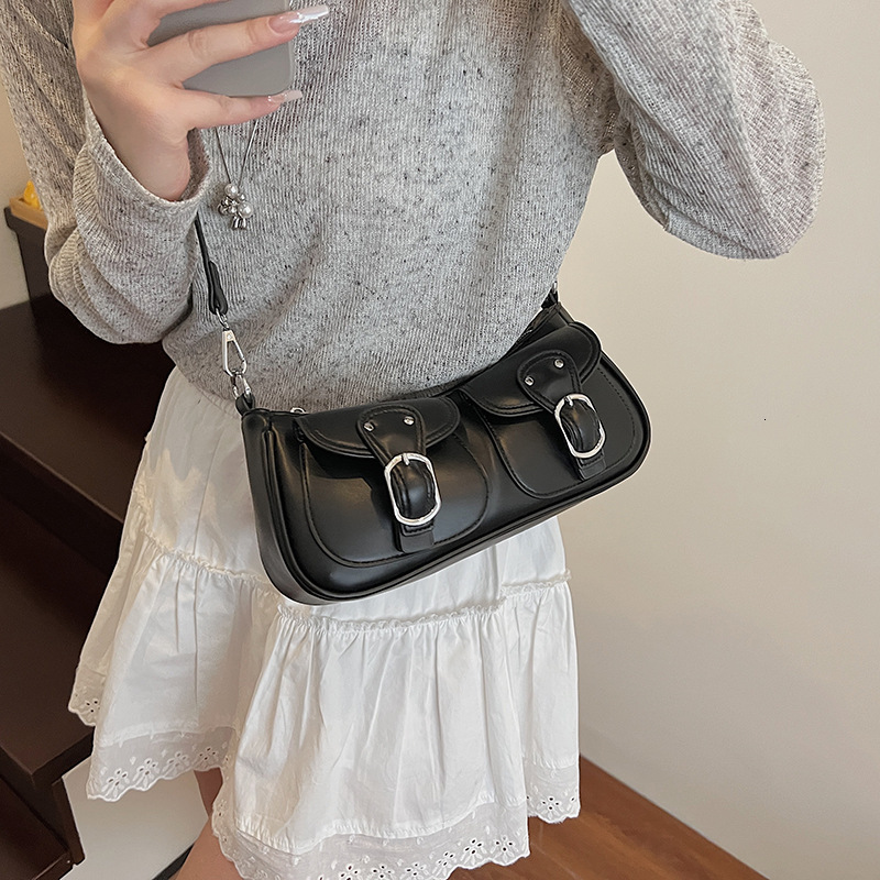 Free shipping designer bag High-Quality Texture Underarm Bag for Women New Fashion Versatile Crossbody Bag Commuter Single Shoulder Small Square Bag