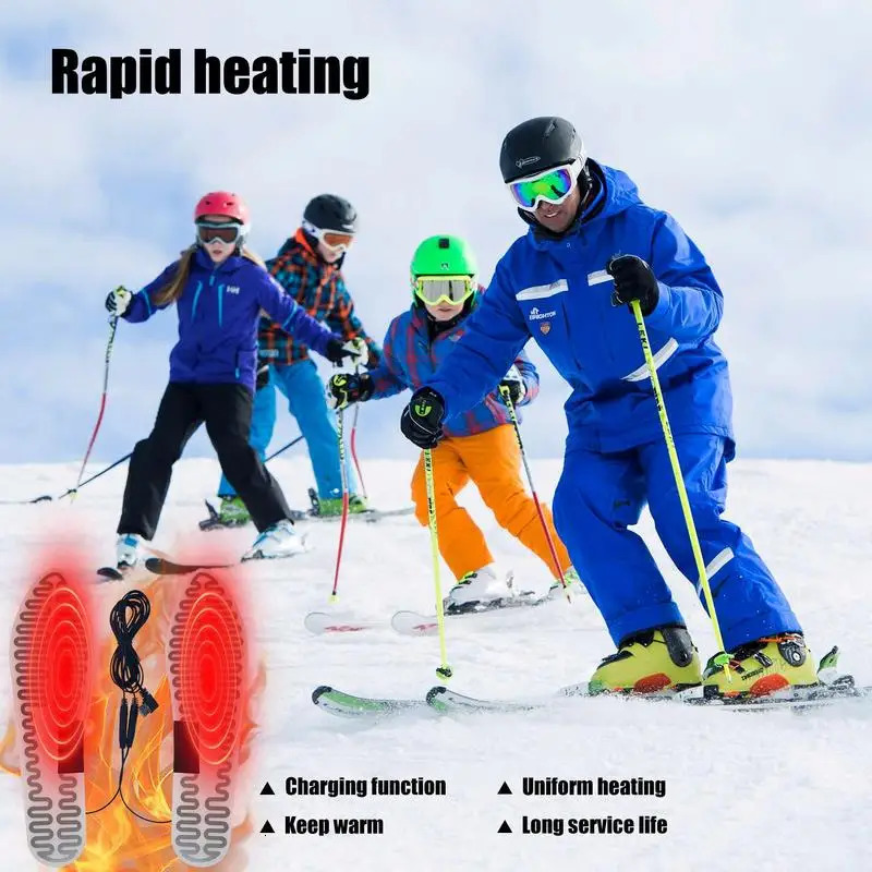 Electric Heating Insoles 5V Rechargeable Electric Heated Insoles Film For Men Rapid Heating Rechargeable Foot Warmer Heated251020