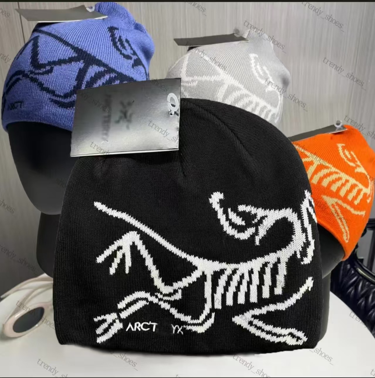 Designer wool hat Classic beanie GROTTO TOQUE Knitted Hat Cashmere Hat Arc Hat Women's Men's Beanie Fashionable embroidery Baseball cap Bird Pattern
